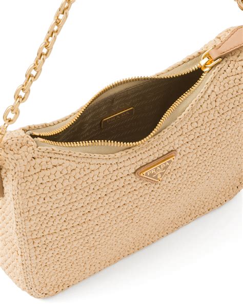 prada raffia re edition